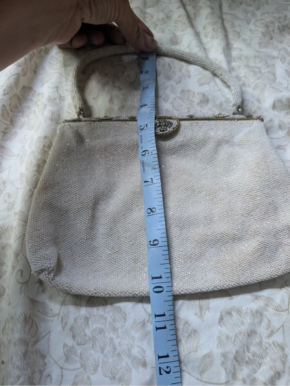 Vintage Saks Fifth Ave Beaded Evening Bag Made in France